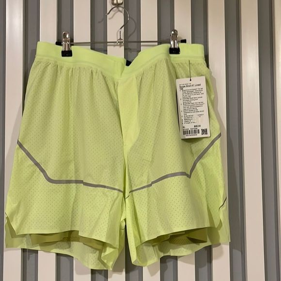 lululemon athletica Other - Lululemon Surge Lined Short 6" 
Special Edition faded zap/wasabi men’s